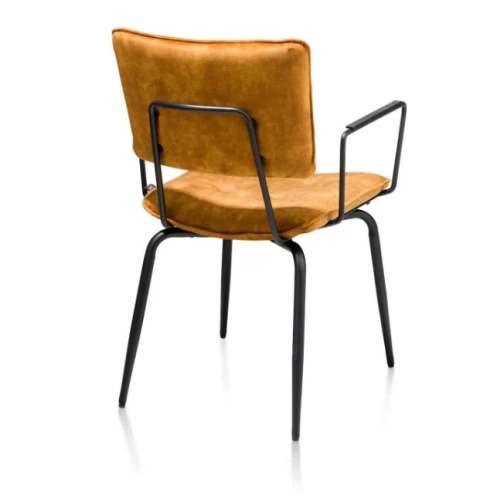 [na zamówienie] Krzesło H&H Manou ochra/ podłokietnik