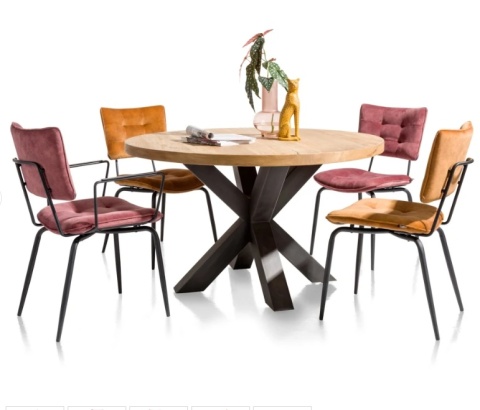 [na zamówienie] Krzesło H&H Manou oliwka/ podłokietnik