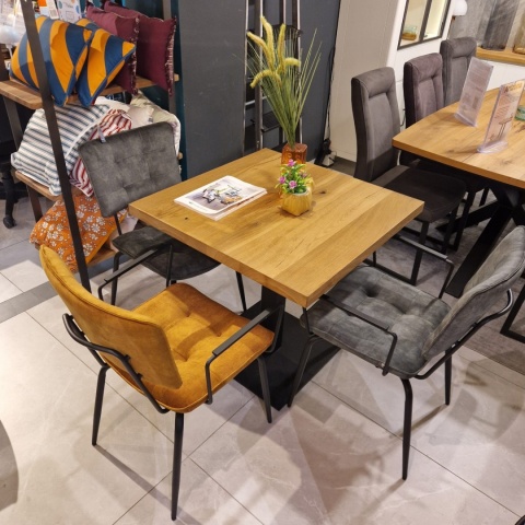 [na zamówienie] Krzesło H&H Manou antracyt/ podłokietnik