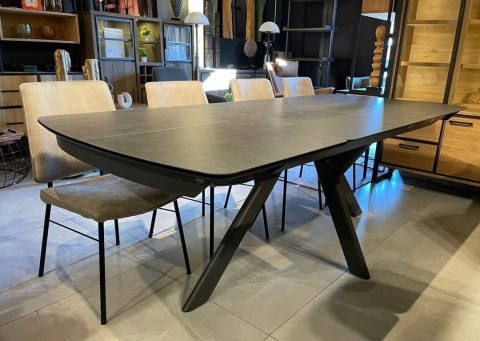 Stół Henders& Hazel Vegas 170+ 60 x 100 cm ceramika na szkle hartowanym