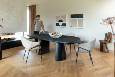 Krzesło Xooon Nolan Jasnoszare