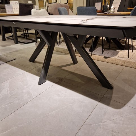 (M#1) Stół Henders& Hazel Vegas 200+ 80 x 100 cm ceramika na szkle hartowanym