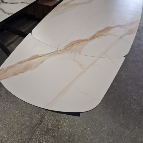 [M, DEFEKT #2] Stół rozkładany Xooon Montello 200 + 2 x 50 cm x 100 cm ceramika na szkle hartowanym