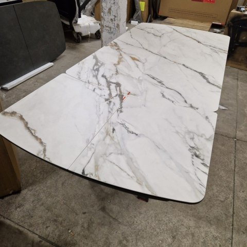 [M, Defekt #1] Stół Henders& Hazel Vegas 170+ 60 x 100 cm ceramika na szkle hartowanym