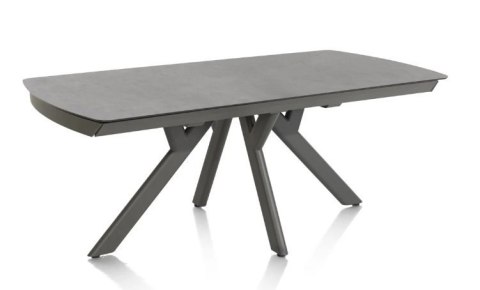 [M, Defekt #1] Stół Henders& Hazel Vegas 200+ 80 x 100 cm ceramika na szkle hartowanym antracyt