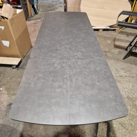 [M, Defekt #1] Stół Henders& Hazel Vegas 200+ 80 x 100 cm ceramika na szkle hartowanym antracyt