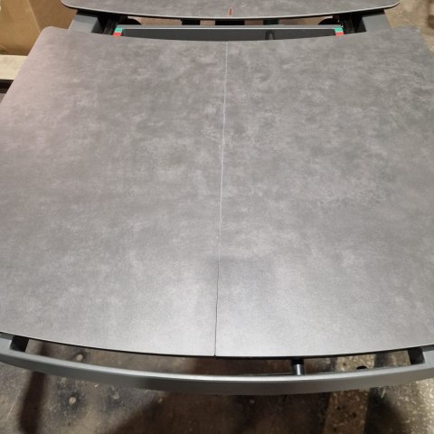 [M, Defekt #1] Stół Henders& Hazel Vegas 200+ 80 x 100 cm ceramika na szkle hartowanym antracyt