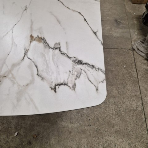 [M, Defekt #1] Stół Henders& Hazel Vegas 200+ 80 x 100 cm ceramika na szkle hartowanym