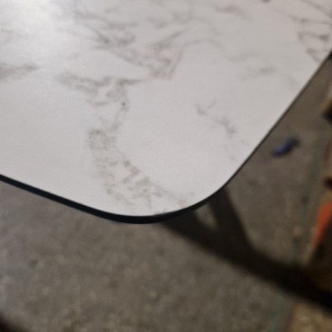 [M, od ręki defekt #1] Stół Henders& Hazel Palace 190+ 60 x 110 cm biały 4 klasyczne nogi