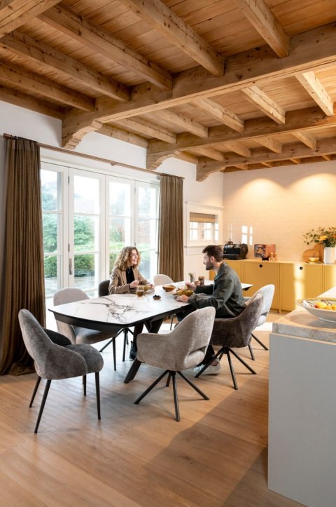 (R/K) Stół Henders& Hazel Vegas 170+ 60 x 100 cm ceramika na szkle hartowanym