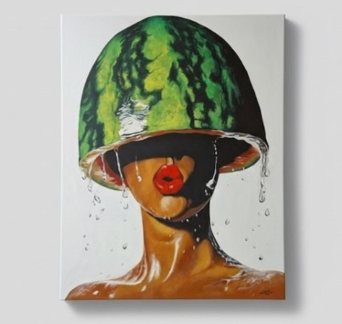 Ręcznie malowany obraz 100 x 80 cm