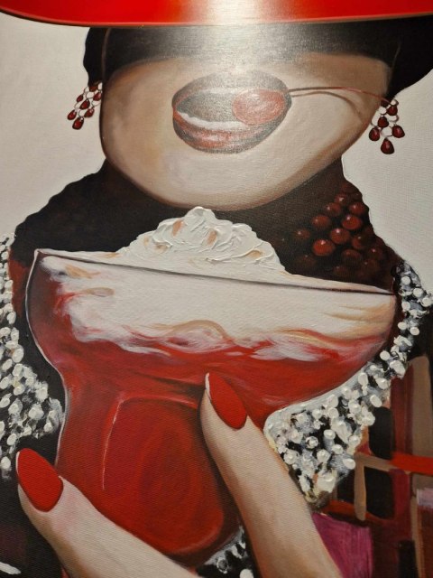 Ręcznie malowany obraz 120 x 100 cm