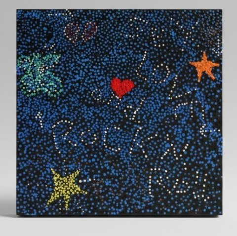 Ręcznie malowany obraz 90 x 90 cm