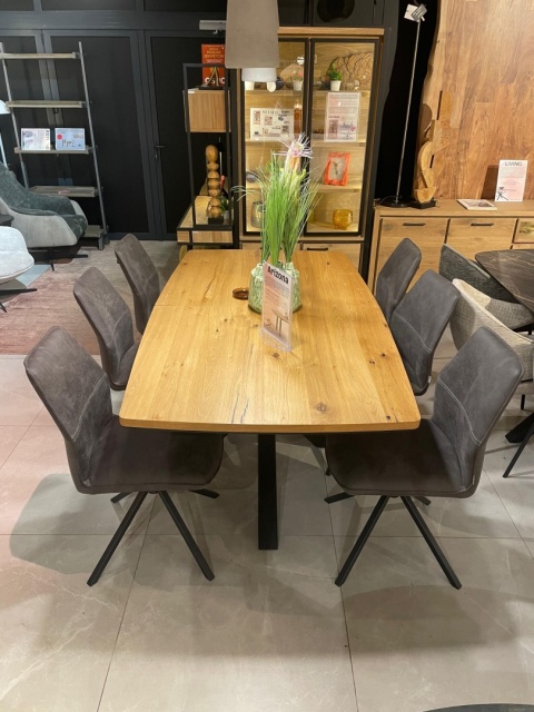 Stół Happy at Home Arizona 190 + 60 x 105 cm centralna noga pająk