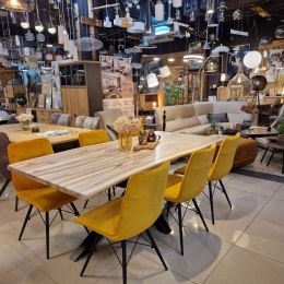 Stół Jadalniany Dakota 200x98 cm - Lity Orzech, Noga Pająk