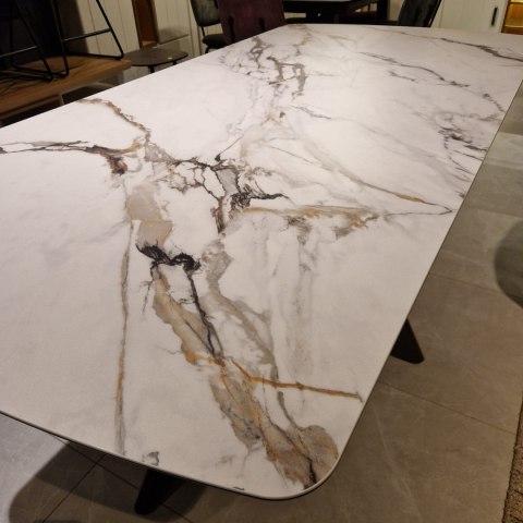 (T#2) Stół Henders& Hazel Vegas 200+ 80 x 100 cm ceramika na szkle hartowanym