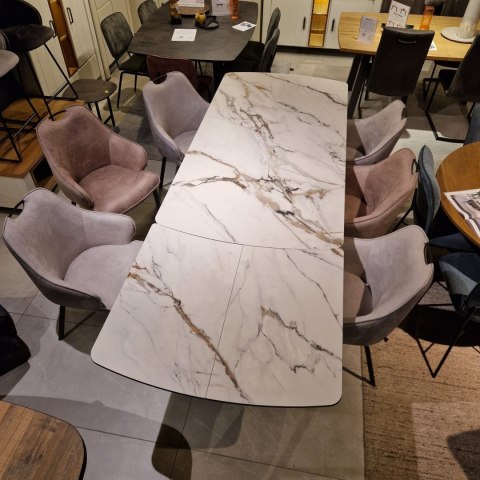 (T#2) Stół Henders& Hazel Vegas 200+ 80 x 100 cm ceramika na szkle hartowanym