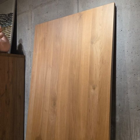 [K] Stół do Jadalni Nyborg 230x100 cm - Fornir Dębowy Dune Natural | Noga Centralna