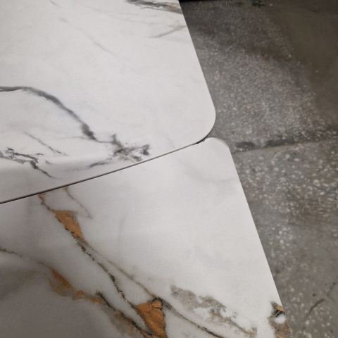 [M, Defekt #2] Stół Henders& Hazel Vegas 170+ 60 x 100 cm ceramika na szkle hartowanym