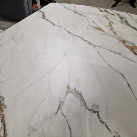 [M, Defekt #2] Stół Henders& Hazel Vegas 170+ 60 x 100 cm ceramika na szkle hartowanym