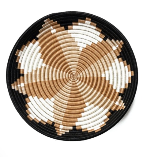 Misa/ Taca/ Dekoracja Ścienna Sizalowa Handmade Rwanda – Naturalne Włókna Miska