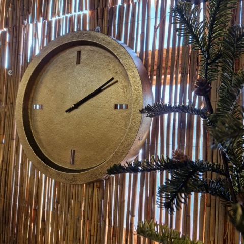 Zegar Ścienny Alfie S Złoty – Coco Maison