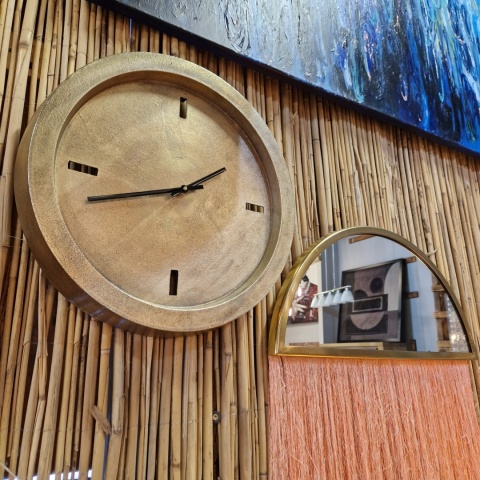 Zegar Ścienny Alfie S Złoty – Coco Maison