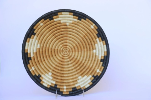 Misa / Dekoracja Ścienna Sizalowa Handmade Rwanda – Naturalne Włókna Miska