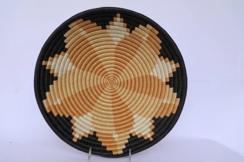 Misa / Dekoracja Ścienna Sizalowa Handmade Rwanda – Naturalne Włókna Miska