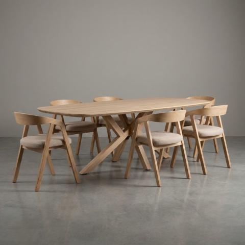 (R, od ręki) Stół Henders& Hazel Shimla 270 x 120 cm