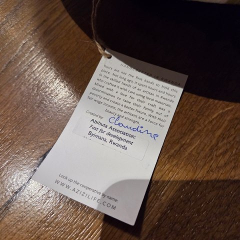 Ręcznie pleciona Miska Dekoracyjna Pleciona Vestine Green - Coco Maison