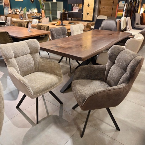 Stół Jadalniany Massivo - Lity Dąb 5 cm (Noga Pająk)