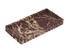 Taca Marmurowa Koa 54 cm - Czerwony Marmur Levanto | Coco Maison Marble