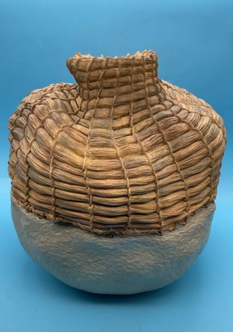 Waza/ wazon Ręcznie Robiona Anderson 23 cm - Styl Vintage / Raisin Wave