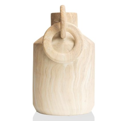 Wazon Dekoracyjny Christy 50 cm - Beżowa Ceramika | Coco Maison