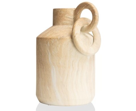 Wazon Dekoracyjny Christy 50 cm - Beżowa Ceramika | Coco Maison