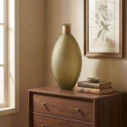 Wazon Podłogowy Dario 59 cm - Oliwkowe Matowe Szkło | COCOmaison