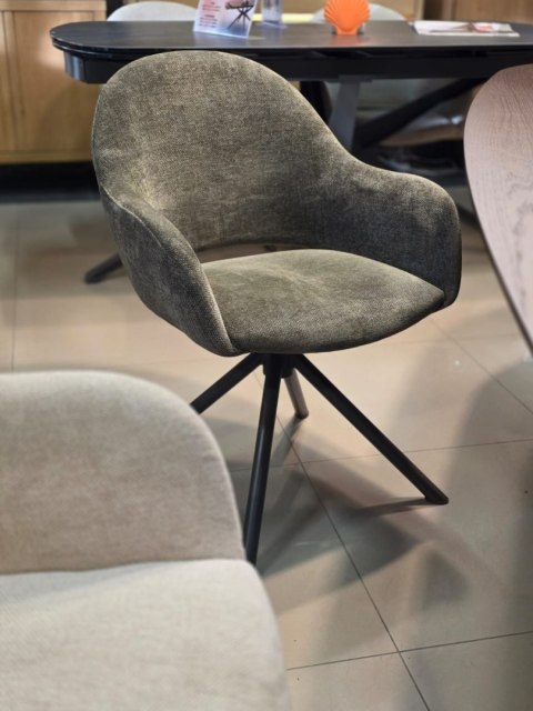 [na zamówienie] Stół do jadalni TRENTON 240x110 cm, fornir dębowy, kolor Clay, organiczny kształt