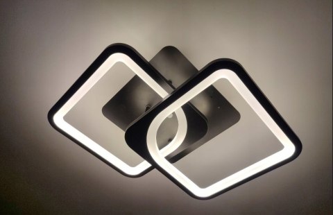 LAMPA LED PLAFON 42W PILOT CZARNY MAT 8828-2BK MIK LAMPA LED PLAFON 42W PILOT CZARNY MAT 8828-2BK MIK