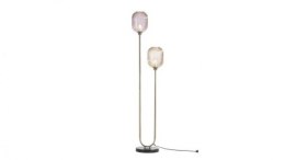 Lampa podłogowa Coco Maison Maxime Podstawa Marmur Metal koloru Mosiądz