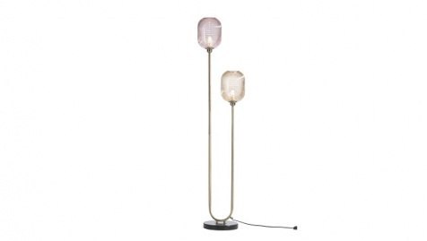 Lampa podłogowa Coco Maison Maxime Podstawa Marmur Metal koloru Mosiądz Lampa podłogowa Coco Maison Maxime Podstawa Marmur Metal koloru Mosiądz