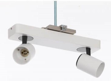 Lampa przysufitowa TOM Alclara aluminium biały mat Lampa przysufitowa TOM Alclara aluminium biały mat
