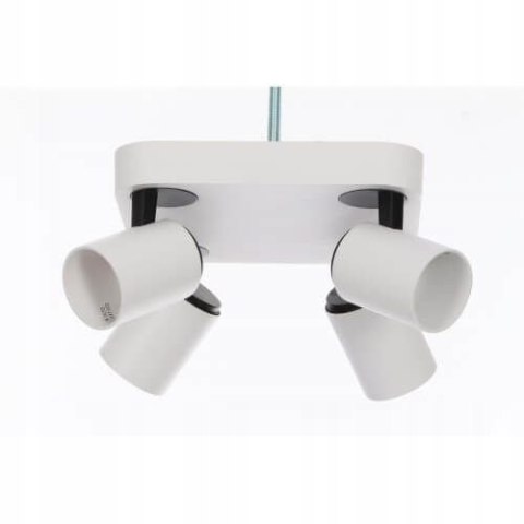 Lampa przysufitowa TOM Alclara aluminium biały mat Lampa przysufitowa TOM Alclara aluminium biały mat