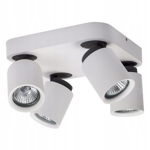 Lampa przysufitowa TOM Alclara aluminium biały mat Lampa przysufitowa TOM Alclara aluminium biały mat