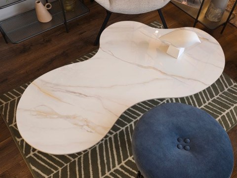 Designerski Stolik Kawowy COCO maison Montana - Blat ze Spieku Palisandro, 139 cm