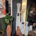 Gigantyczna Waza Podłogowa COCO maison Milou - Biała, 134 cm