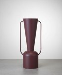 Industrialny Wazon Metalowy CORA 45 cm - Burgundowy Mat | COCO maison