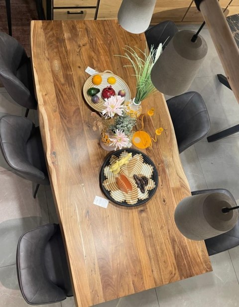 [K] Krzesło jadalniane LEO - Mikrofibra Pala / Antracyt