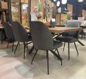 [K] Krzesło jadalniane LEO - Mikrofibra Pala / Antracyt
