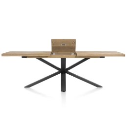 [T, do ręki] Stół Henders& Hazel Metalox centralna noga pająk 160+ 50 x 100 cm